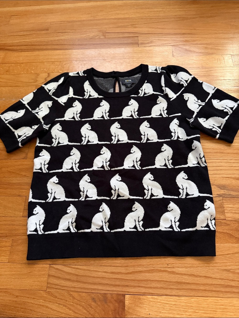 Anthropologie Maeve Cat Sweater large - Picture 2 of 4